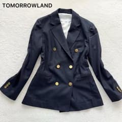 【極美品】トゥモローランド ピルグリム ダブル 紺ブレ 金ボタン サイズXL相当 極美品】トゥモローランド ピルグリム ダブル 紺ブレ 金ボタン