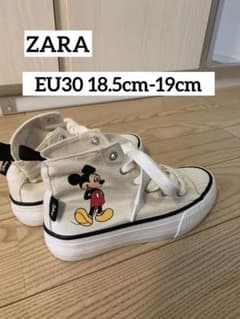 ZARA Disney ミッキーマウス ハイカットスニーカーのサムネイル