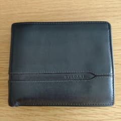 BVLGARIメンズ ダークブラウン 二つ折り財布