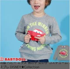 新品140㎝　カーズ　ライトニングマックイーン　裏起毛トレーナーのサムネイル