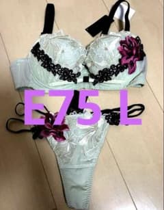 な*い様 ワコール　サルート96Gプラダを着た悪魔　ブラジャーソングセットE75 な*い様 ワコール サルート96Gプラダを着た悪魔 ブラジャーソング