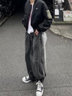 リーバイス　levi's 550 ブラックデニム　ワイドのサムネイル