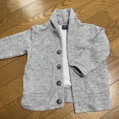 baby GAP グレー ボタン付きカーディガンのサムネイル
