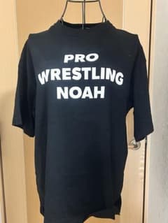 プロレスリングノア 公式 ロゴTシャツ 黒 Mサイズ NOAH - メルカリ