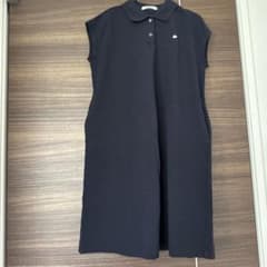 美品 mina perhonen ネイビー ポロワンピース 120 - メルカリ