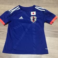 adidas 日本代表 サッカーシャツ 青130サイズのサムネイル