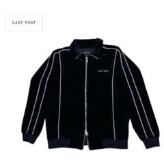 LAST NEST ラストネスト 白パイピング ベロア ジャケット 極美品