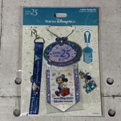 東京ディズニーシー 25周年 ジュビリー バッジセット　バケーションパッケージ ディズニーシー 25周年 ジュビリーバッジセット バケパ バケーション