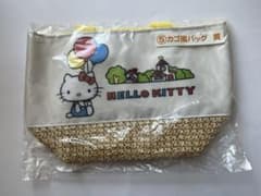 ハローキティ カゴ風バッグ 黄色 新品未使用　サンリオのサムネイル