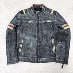 ✨日本未入荷✨Ashwood レザージャケット Snowy Black XL - メルカリ