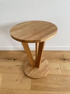 旭川家具 Vorne製 無垢材 サイドテーブル - メルカリ