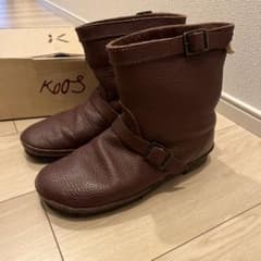 koosコース　ショートブーツ　牛革　24cm(37)  焦茶　USEDのサムネイル