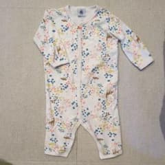 花柄動物柄ロンパース 6mのサムネイル