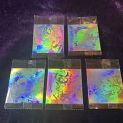 귀멸의 칼날 5주년 기념 홀로그램 씰 5종 세트