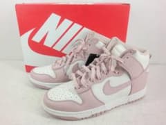 NIKE DUNK HIGH ピンク/ホワイトのサムネイル