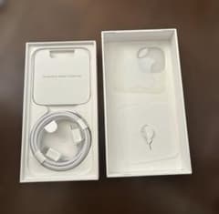 Apple iPhone 15 128GB Blue 空箱 未使用充電ケーブル - メルカリ