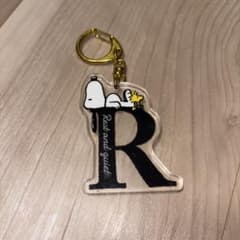 スヌーピー　イニシャル　キーホルダーRのサムネイル