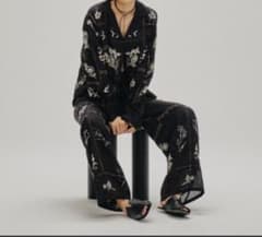 TODAYFUL Embroidery Patchwork Trousers 黒のサムネイル