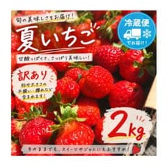 ✨今年も始まりました✨青森県産　夏いちご　小粒　2kg 　希少　加工用　訳ありのサムネイル