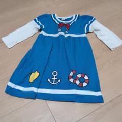 Donald Duck-inspired long-sleeved dress for babies and kids