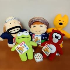 レトロORAGALANDおらが村カールおじさんぼうやきつねたぬきケロ太