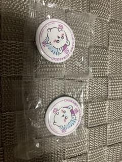 치이카와 쿠라 스시 빅 쿠라 폰 모몬가 캔 배지 2 개