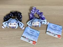 雪ミク×クロミ もちぴこぴょこきゅんシュシュ 雪ミク クロミ サンリオ シュシュ