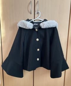 axes femme コート　黒のサムネイル