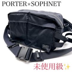 未使用級✨PORTER×SOPHNET ボディバッグ カモフラ 迷彩 ネイビー 未使用級✨PORTER×SOPHNET ボディバッグ カモフラ 迷彩 ネイビー