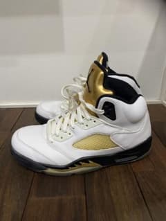 Jordan エアジョーダン 5 ホワイト/ゴールドのサムネイル