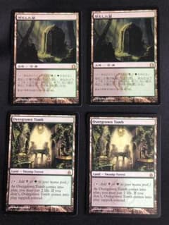 MTG 草むした墓 日日英英 4枚セットのサムネイル