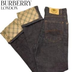 売り切り】バーバリーロンドン ノバチェック ストレッチ デニムパンツ