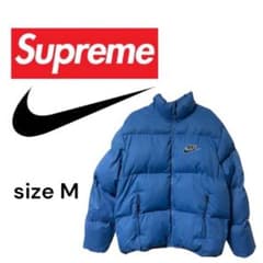 Supreme Nike ダウンジャケット リバーシブル ブルー Mのサムネイル