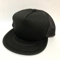 メッシュベースボールキャップ　黒のサムネイル