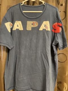 PAPAS グレー Tシャツ 半袖のサムネイル
