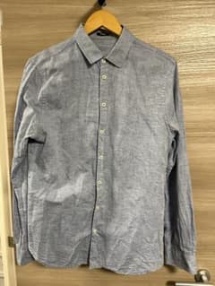 DENHAM 青 長袖シャツのサムネイル