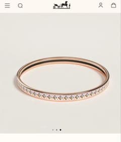HERMES 幾何学模様 エナメルブレスレット　62 HERMES 幾何学模様 エナメルブレスレット 62 - メルカリ