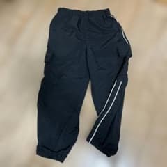 ナイロン カーゴパンツ ブラック 120cmのサムネイル