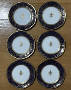大倉陶園 金彩 ブルーホテルリッツ パリ 18cm ケーキ皿 6枚 大倉陶園 金彩 ブルーホテルリッツ パリ 18cm ケーキ皿 6枚 - メルカリ