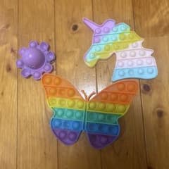 ポップイット 3個セット ユニコーン・蝶々・タコのサムネイル