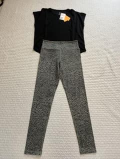 H&Mキッズ145/150スパッツ レギンス セット トレーニングのサムネイル