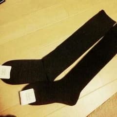 【たけ様専用】靴下屋 ハイソックスのサムネイル