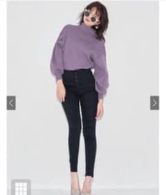 GRL グレイル３つボタン　ハイウエストスキニーのサムネイル