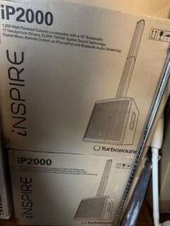 TURBOSOUND iNSPIRE IP2000 コラムスピーカー ペア - メルカリ