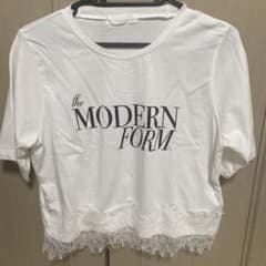 SENSE OF PLACE レース裾Tシャツのサムネイル