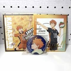 ハイキュー!! 日向翔陽 色紙 缶バッジ セット - メルカリ