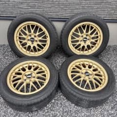 スバル純正 STI BBS 16インチ ゴールドホイール 4本セット　群馬県 スバル純正 STI BBS 16インチ ゴールドホイール 4本セット 群馬県