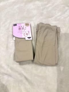 tutuanna フェイクタイツ ペールベージュ 80デニール M〜Lのサムネイル