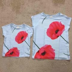 zara 親子お揃い 親子ペア 親子 Tシャツのサムネイル