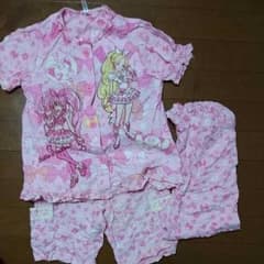 プリキュア 光るパジャマ 夏 女の子 120のサムネイル